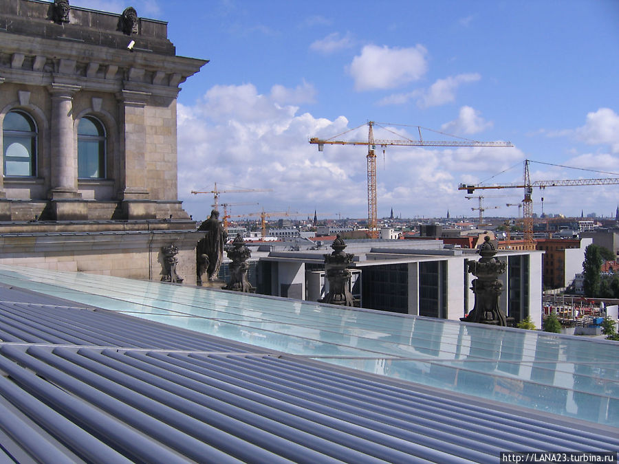 Берлин с купола Рейхстага Берлин, Германия