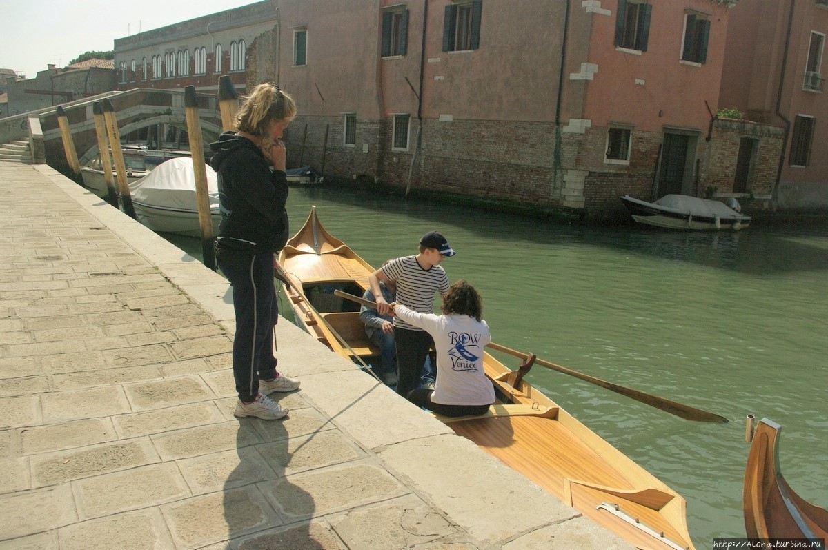 Уроки гребли в Венеции / Venetian Rowing Lesson: Prova la voga