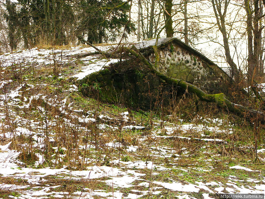 Остатки старого погреба, совсем обрушившегося. Грузины, Россия