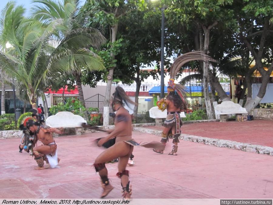 ряженые индейцы, Юкатан Мексика