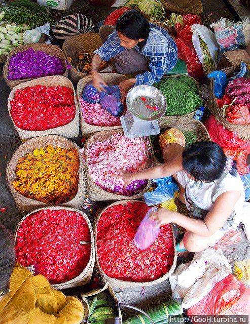 Бали: местные рынки Бали, Индонезия
