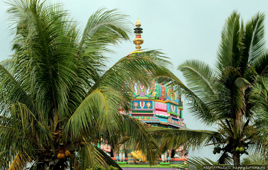 Тамильский храм на овраге Бланш / Temple tamoul Ravine-Blanche