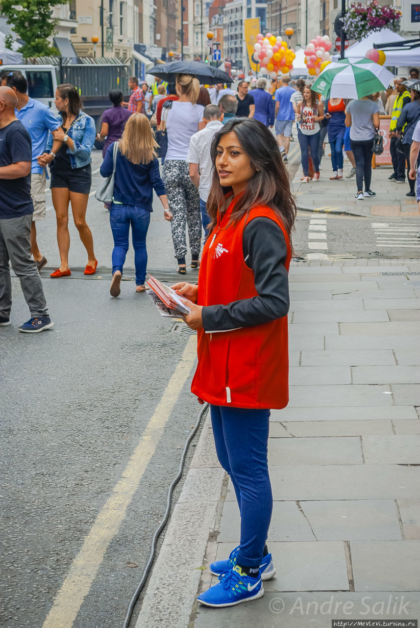 Пасмурное лондонское утро Лондон, Великобритания