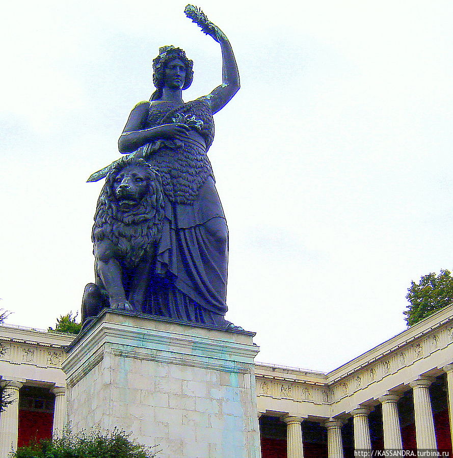 Статуя Баварии Мюнхен, Германия