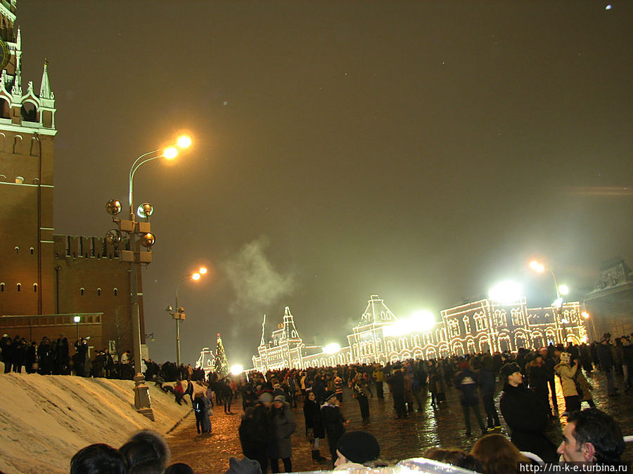 Новый год на Васильевском спуске Москва, Россия