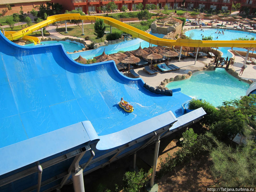 Самый большой  отель — аквапарк в Хургаде 