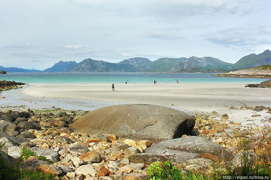 Лофотены — это белоснежные пляжи