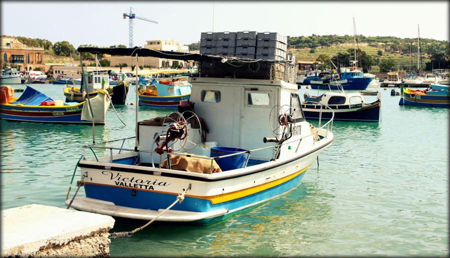 Рыбацкий поселок Марсашлокк Марсашлокк, Мальта