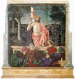 Воскрешение Христа, около 1460г, Городской музей Сансеполькро.