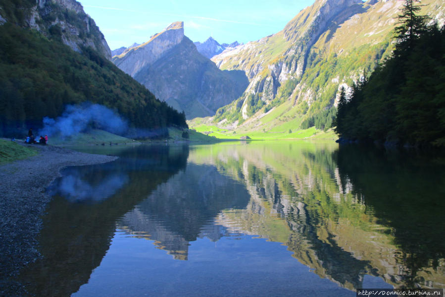 Seealpsee Швейцария озеро