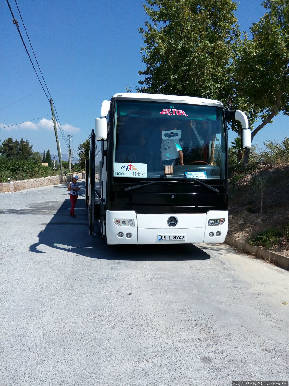Наш туристический автобус Шириндже, Турция