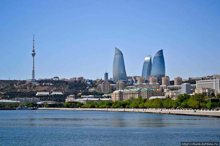 Итак, натянув свои белые штаны и шляпу с широкими полями, отправился вышагивать по Бакинской набережной. Баку, Азербайджан