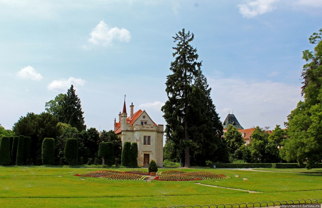 Парк в Леднице Леднице, Чехия