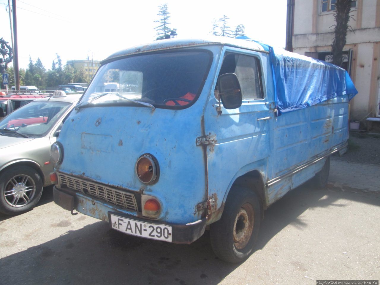 Хоби — типичный малый город Мегрелии Хоби, Грузия