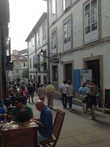 На улице в городе Сантьяго де Компостела.