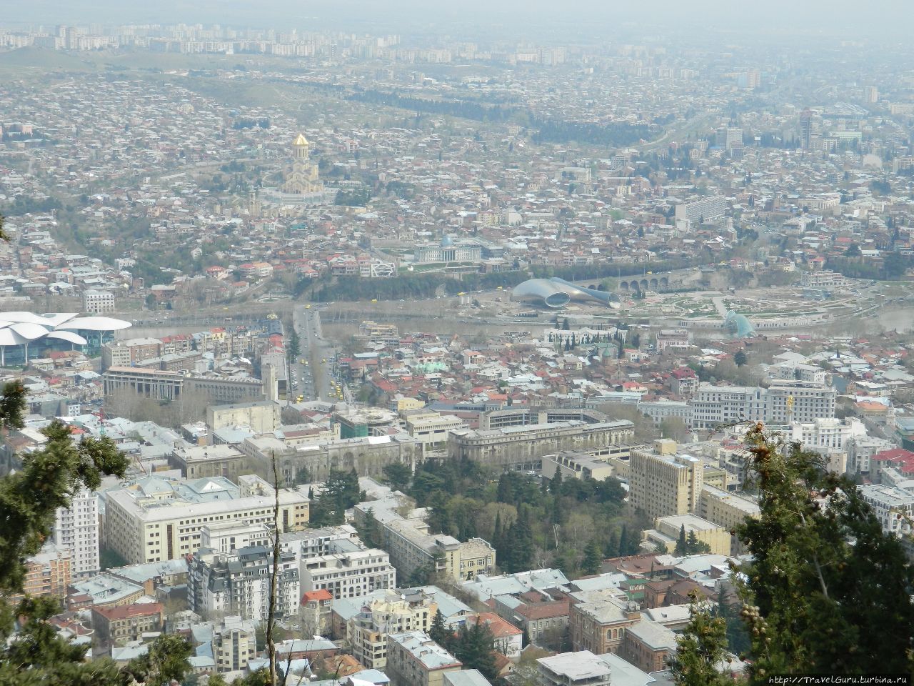 Панорама города Тбилиси, Грузия