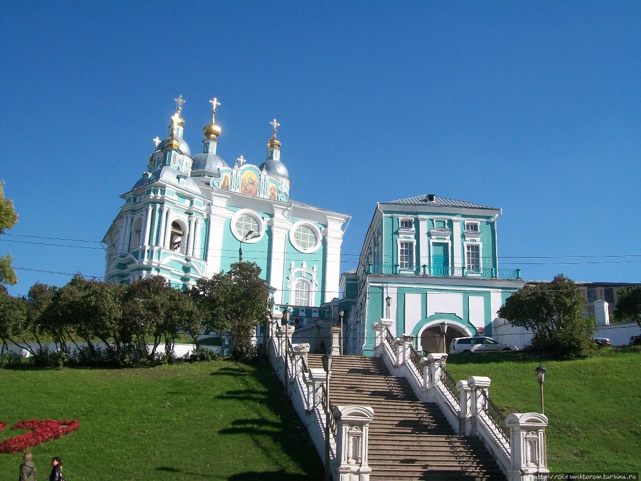 Центр Смоленска в осенний день Смоленск, Россия