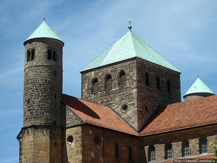 Церковь Св. Михаила (нем. Michaeliskirche), 11в. Хильдесхайм, Германия