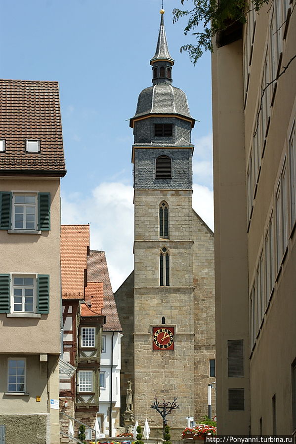 Торговая площадь.Городская церковь.