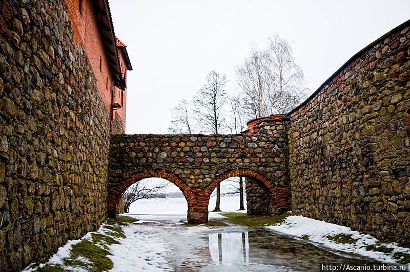 Прогулка по зимнему Тракаю Тракай, Литва