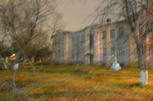 ввиду полной тьмы получилась такая вот акварель