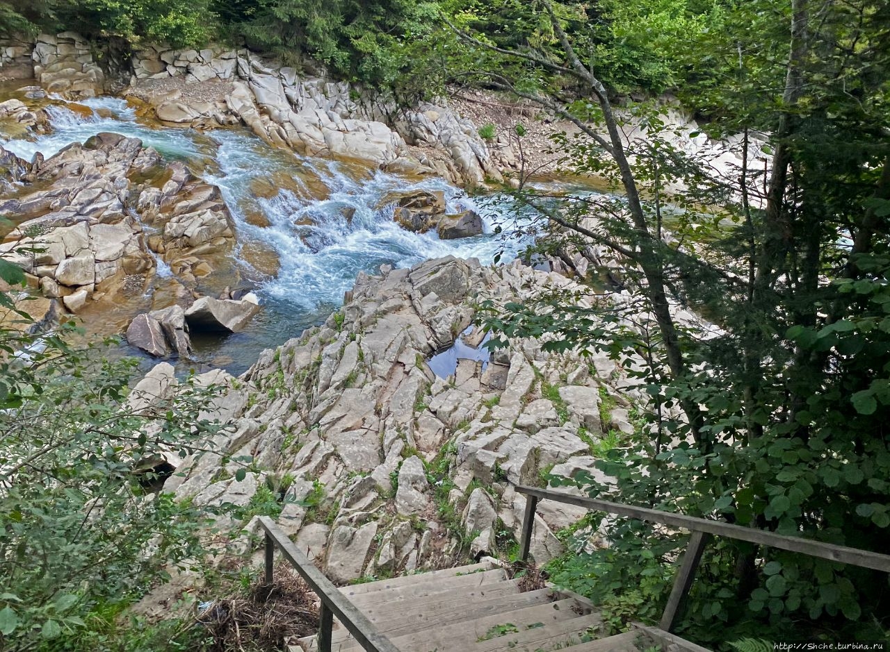 Мизунские водопады Новый Мизунь, Украина