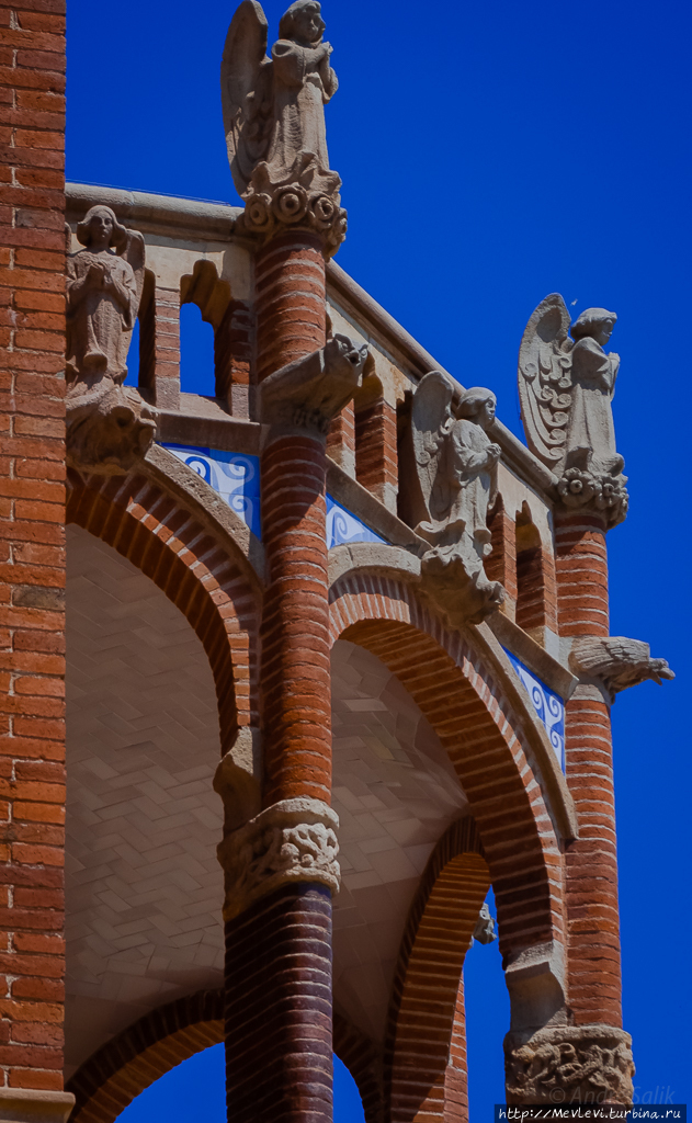 Внутри Hospital de Sant Pau Барселона, Испания