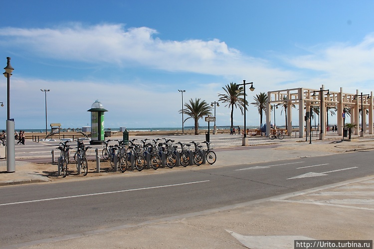 Пляж Malvarosa.