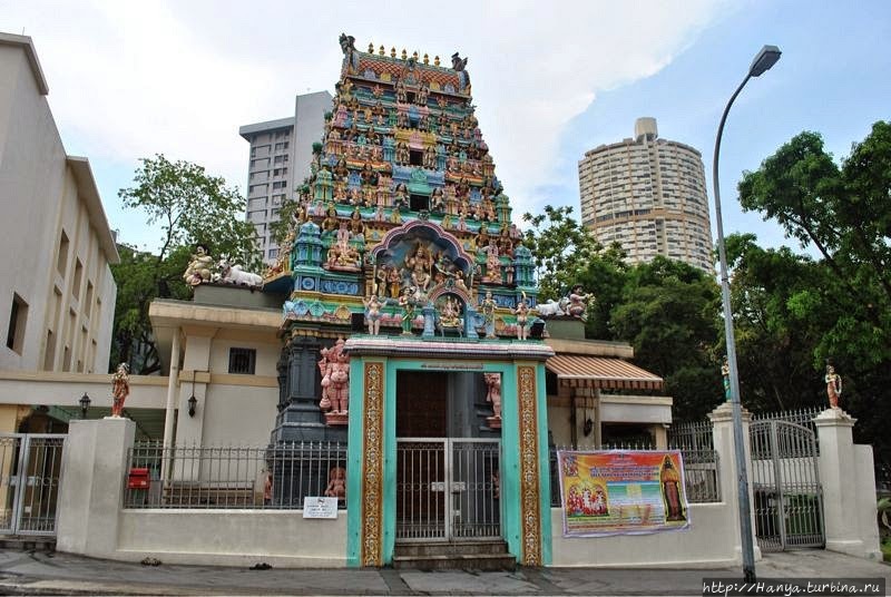Храм Sri Layan Sithi Vinayagar Temple. Фото из интернета Сингапур (столица), Сингапур (город-государство)