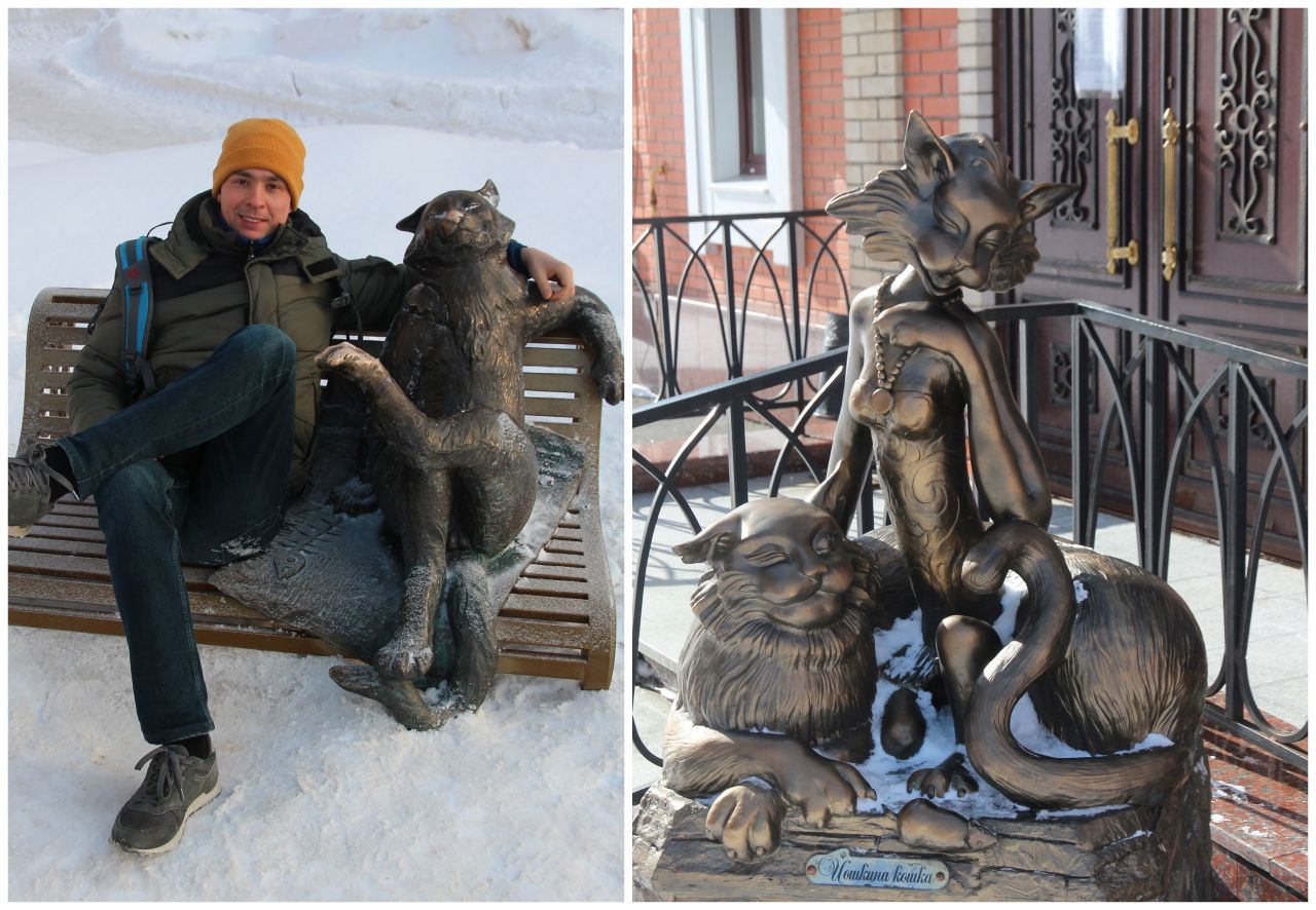20. Йошкин кот и Йошкина кошка. Йошкар-Ола, Россия 20. Йошкин кот и Йошкина кошка. Йошкар-Ола, Россия