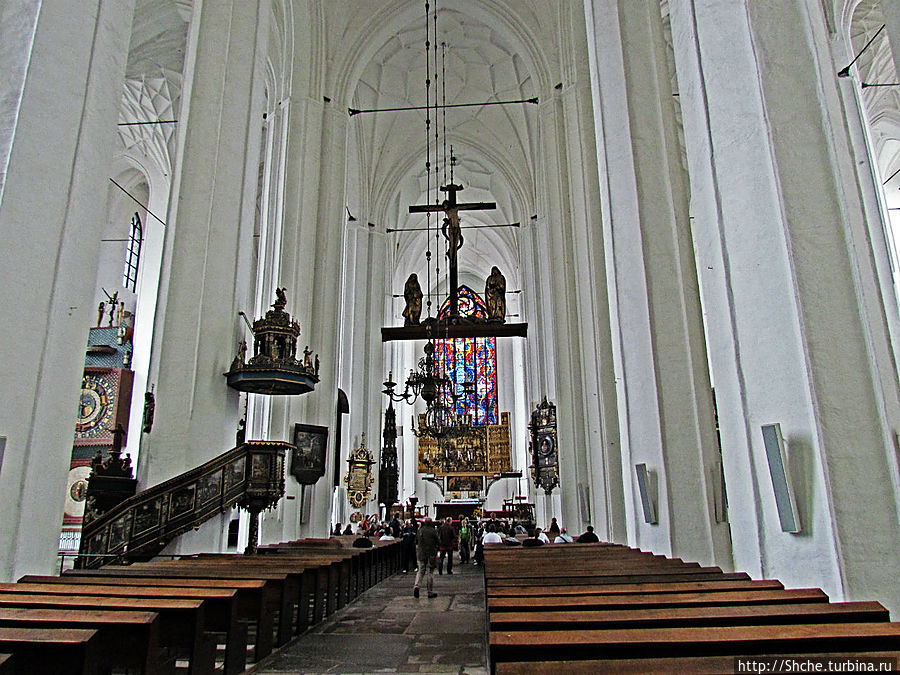 Базилика Мариацка — крупнейшая кирпичная церковь в Европе Гданьск, Польша