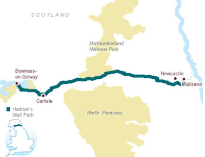 Укреплённые рубежи Римской империи 
(Frontiers of the Roman Empire): 
Вал Адриана и Вал Антонина 
(Hadrian’s Wall and Antonine’s Wall). Фото из интернета