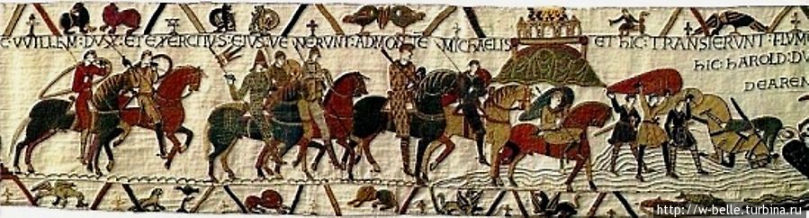 Герцог Вильгельм и его армия приходят к Мон-Сен-Мишель.