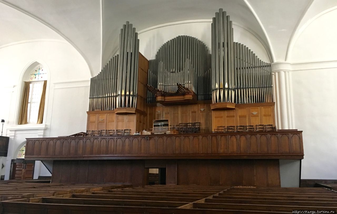 Groote Kerk. Многотрубный орган. Из интернета Кейптаун, ЮАР