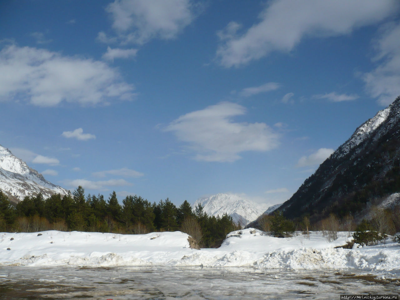 Поляна нарзанов / Glade Narzanov in the Elbrus