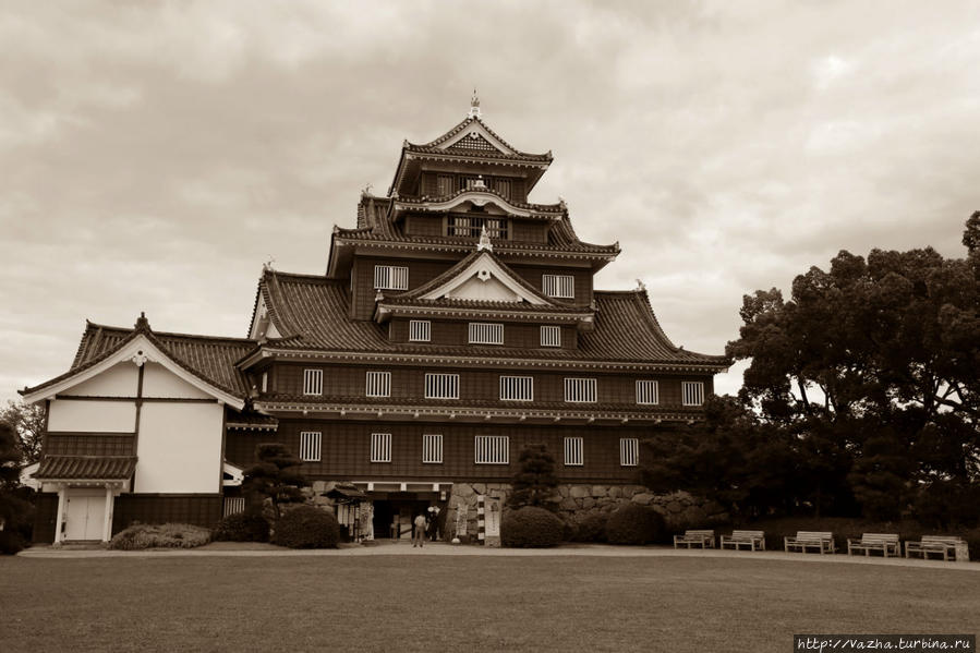Замок чёрный ворон. Окаяма Окаяма, Япония