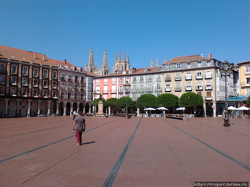 Плаза Майор (Plaza Mayor) Бургос, Испания