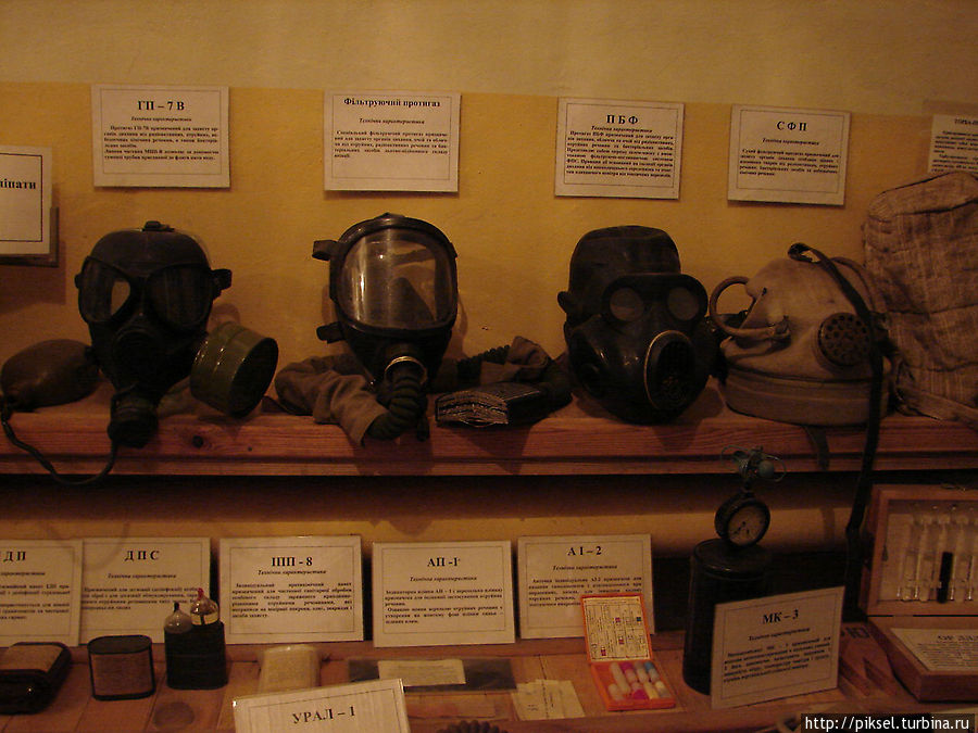 Музей противогазов и других средств химической защиты Коростень, Украина
