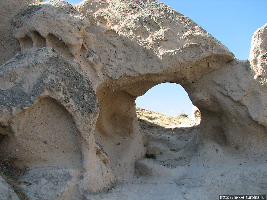 Виды со скалы Учхисар, Турция