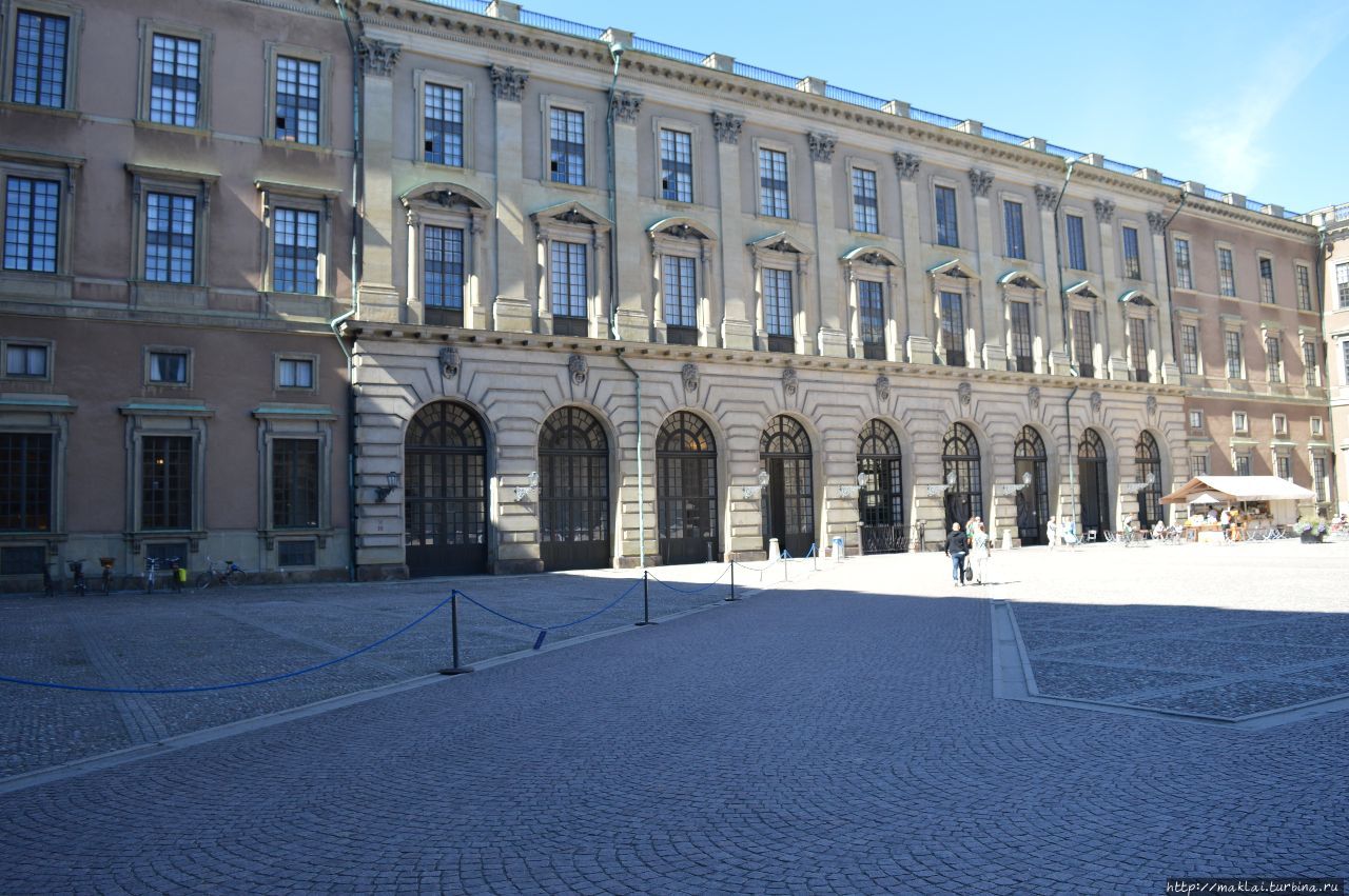 Внутренний двор дворца Стокгольм, Швеция