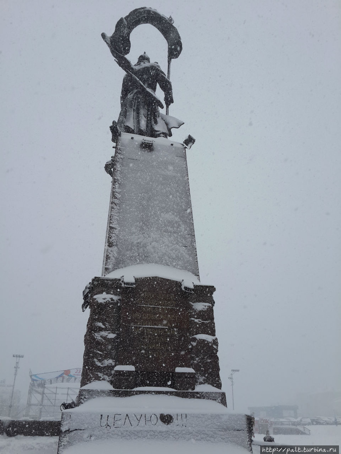 И снова снег, март, владивостокская весна Владивосток, Россия