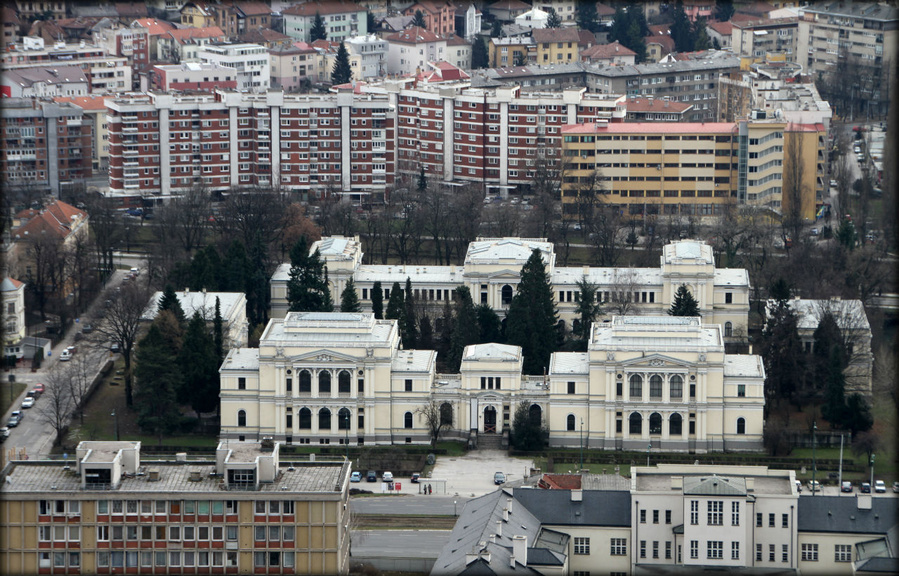 Сараево - вид сверху