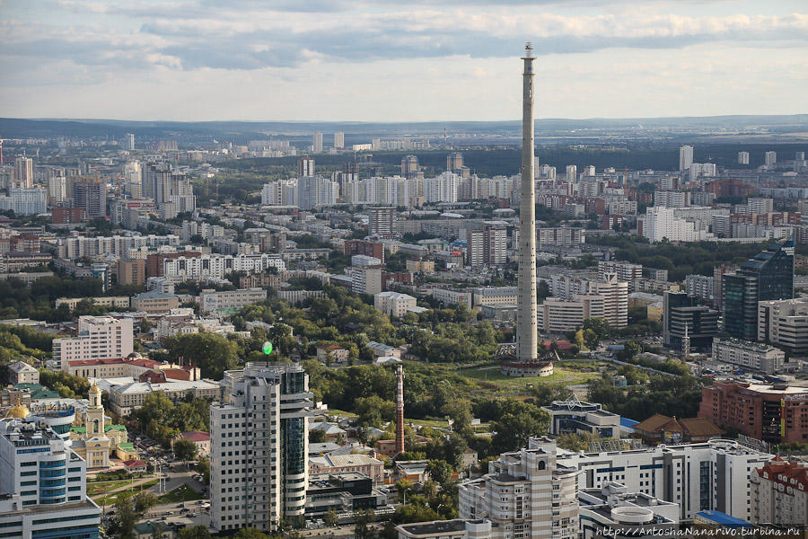 Знаменитый недострой советского времени – Телебашня. Екатеринбург, Россия