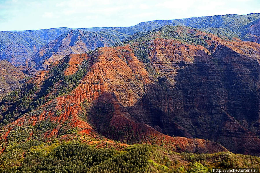 Ваймеа (Waimea Сanyon) — Великий Тихоокеанский каньон Каньон Ваймеа Парк Штата, CША