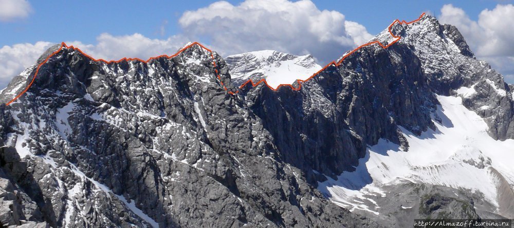 Высшая точка Германии в проекте Альпинистская Корона Европы