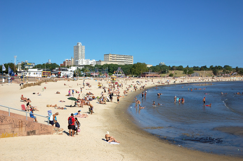 Пляж Рамирес Монтевидео, Уругвай