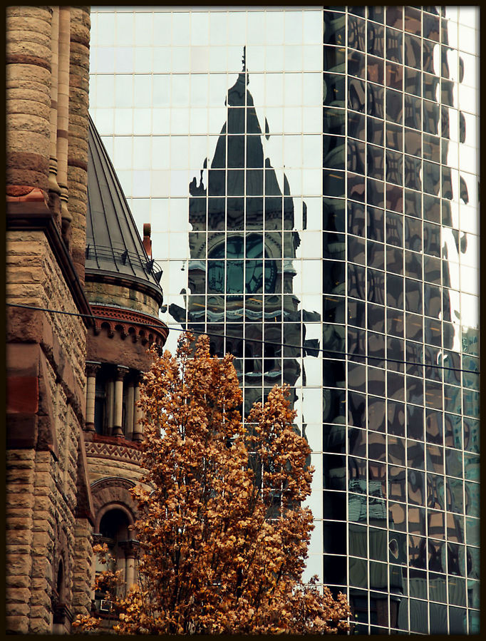 Торонто крупным планом или маленькие детали большого города Торонто, Канада