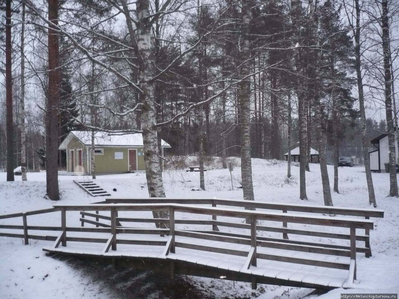 Провинциальный городок, затерянный в дремучих лесах Мянття, Финляндия