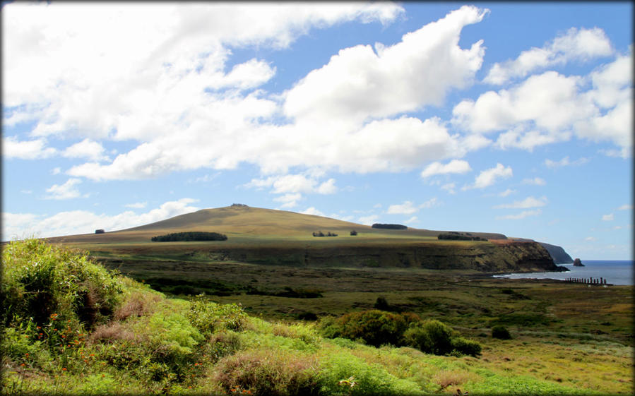 Достопримечательности острова Пасхи (RANO RARAKU) Остров Пасхи, Чили