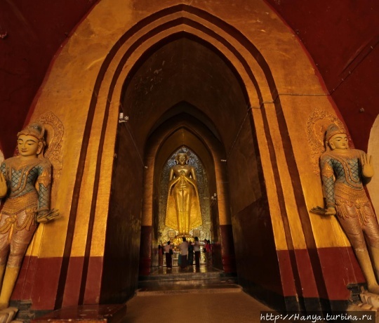 Храм Ананды в Багане. Фото из интернета